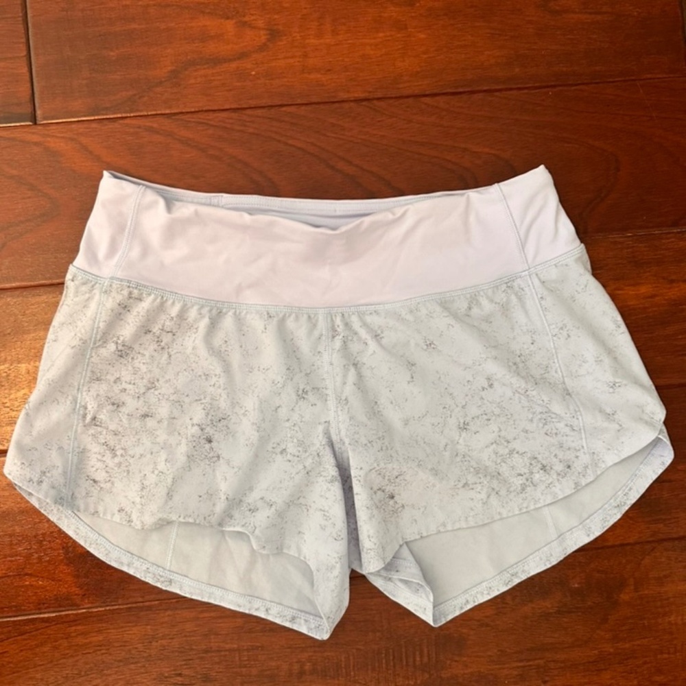 Lululemon marble Speed up shorts